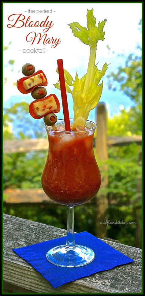 The Perfect Spicy Hot Bloody Mary - Wildflour's Cottage Kitchen