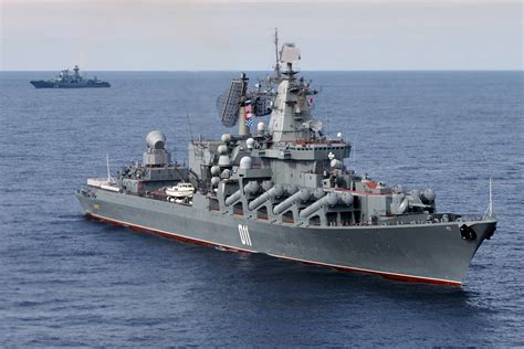 Down & Out! Pride Of Russian Navy's Black Sea Fleet 'Moskva Missile ...