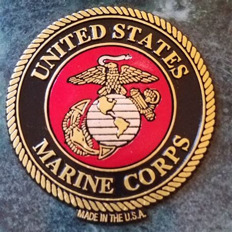 This U.S Marine Corp Magnet Measures Approximately 5 Square Inches With ...