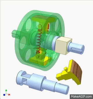 Centrifugal clutch 1 on Make a GIF