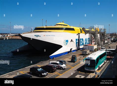 Fred Olsen Express ferryboat Stock Photo - Alamy