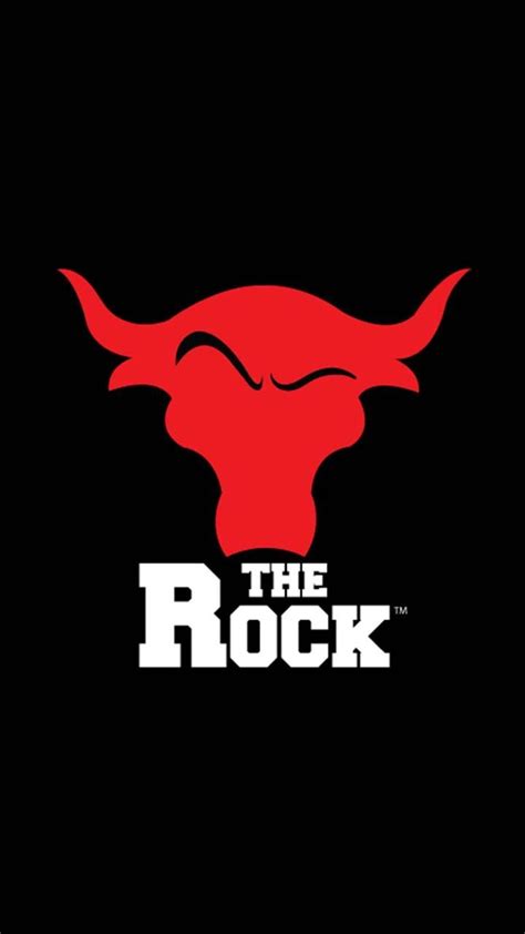 The Rock | The rock logo, The rock dwayne johnson, Wwe the rock