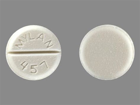 MYLAN 457 Pill - lorazepam 1 mg