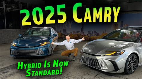 The 2025 Toyota Camry Is All-New & All Hybrid!! - YouTube