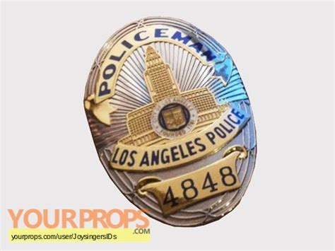 Dragnet Bill Gannon LAPD badge replica TV series prop