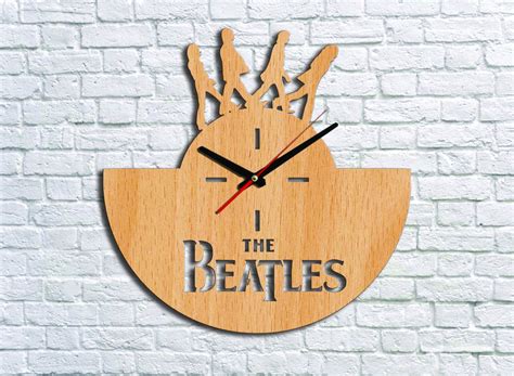 The Beatles Clock Wall clock Wood clock The Beatles Gift Ideas