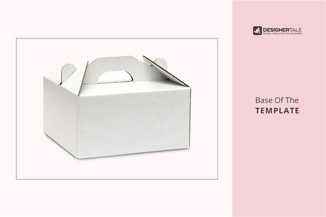 Cake Box Packaging Mockup - Design Cuts