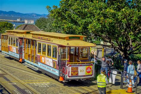 San Francisco, California - February 11, 2017: Iconic Old Vintage Tram ...