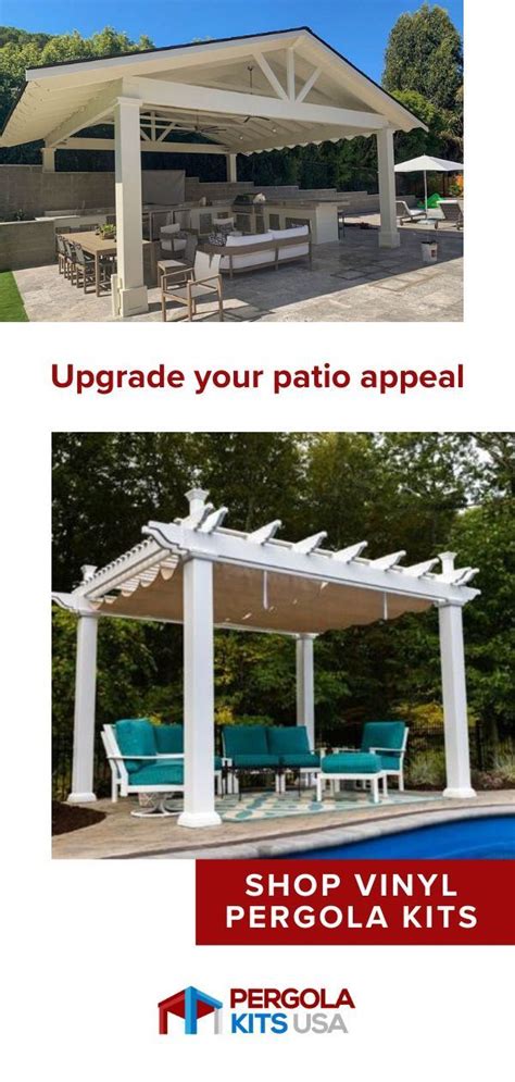 Vinyl - PergolaKitsUSA.com | Pergola, Vinyl pergola, Pergola kits