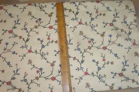 New Custom made WAVERLY Lined Valance Liberty Legacy Floral cotton 106" x 16" lg | eBay