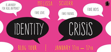 Tour Schedule: Identity Crisis by Melissa Schorr / The Fantastic Flying Book Club