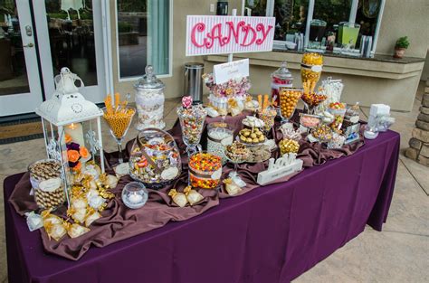 Fall wedding candy/dessert buffet at Tuscan Gardens in Kingburg, CA ...