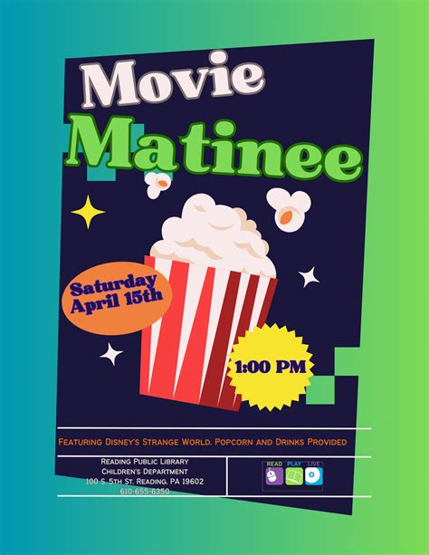 Movie Matinee - Reading Public Library