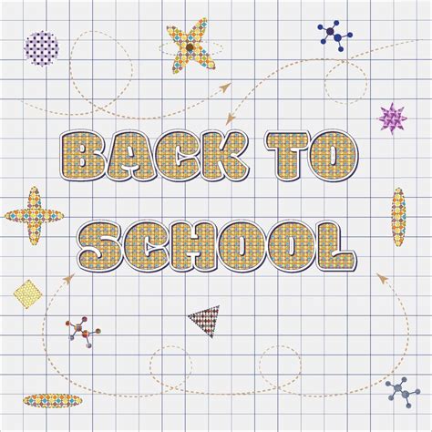 Back to school poster template 13656736 Vector Art at Vecteezy