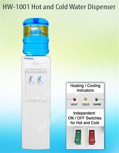 Standard Hot and Cold Floor Standing HappyWater Compressor Dispenser