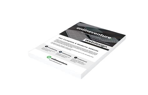 Flyer ontwerp - Online Venture