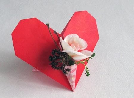 Origami Heart Ver.2 Tutorial - Papermodeler