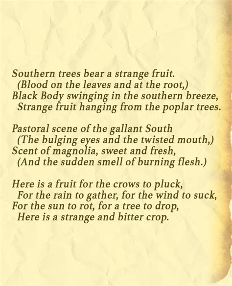 Today in History: The Legacy of "Strange Fruit" (Op-Ed)