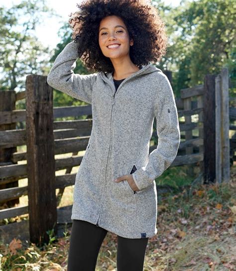 Women's L.L.Bean Sweater Fleece Coat | Fleece at L.L.Bean | Fleece coat ...