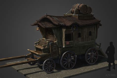 ArtStation - A medieval carriage