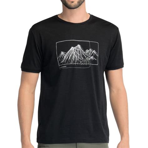 Icebreaker Tech T Lite Aoraki T-Shirt - Merino Wool, Short Sleeve (For Men) - Save 33%