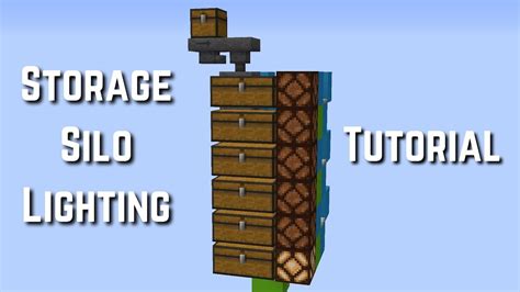 Minecraft Storage Silo How To Redstone Tutorial | My XXX Hot Girl