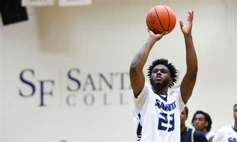 The Santa Fe College Men's Basketball Team competes against Hillsborough Community College on ...