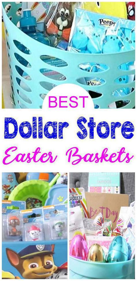 BEST Dollar Store Easter Baskets - DIY Gift Basket Ideas - Learn How To ...