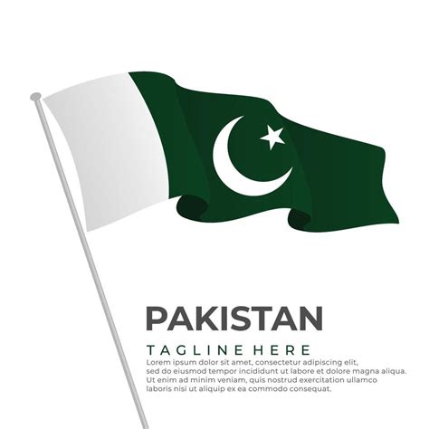 Template vector Pakistan flag modern design 21625836 Vector Art at Vecteezy