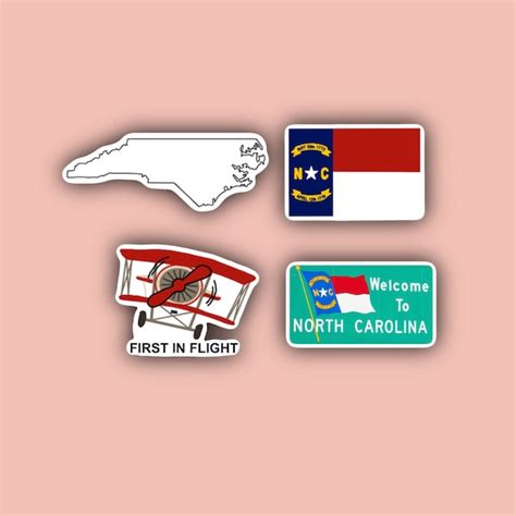 North Carolina Sticker - Etsy