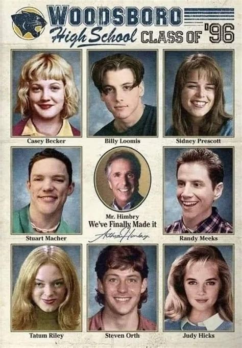 Woodsboro Class of 96 in 2024 | Woodsboro, Horror movies, Scream movie