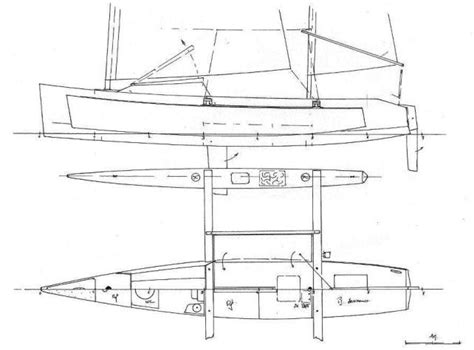 Small Plywood Trimaran Plans | Design, Make a boat, Boat building