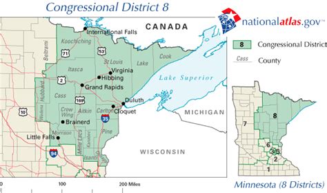 United States House of Representatives, Minnesota District 8 Map ...