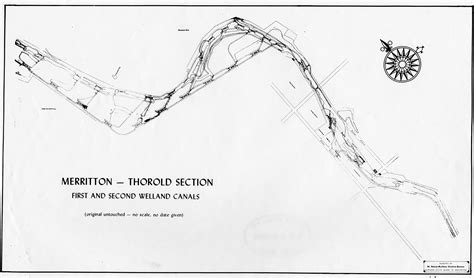 Merritton - Thorold Section. First and Second Welland Canals. 1829-1845