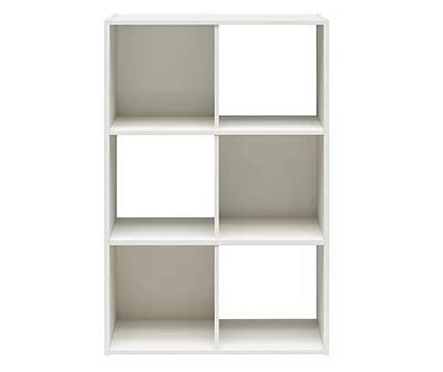 Real Living Moda White 6-Cube Storage Organizer | Big Lots