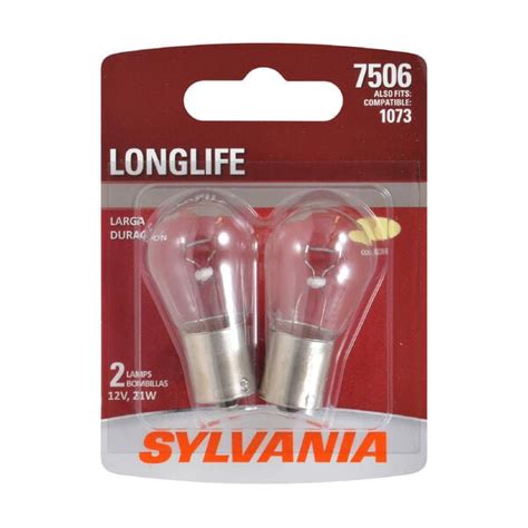 SYLVANIA 7506 Long Life Mini Bulb, 2 Pack