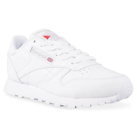 Reebok Classic CLASSIC LEATHER WOMENS White | Classic leather, Leather women, Reebok classic