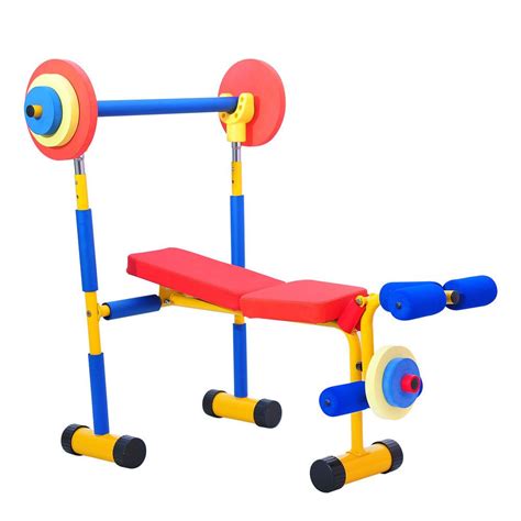 Details about Fun and Fitness Exercise Equipment for Kids Weight Bench ...