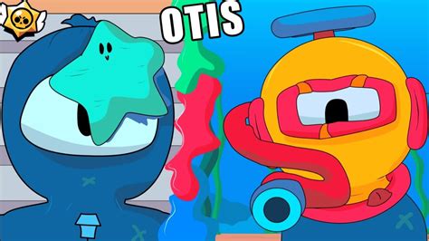 NEW BRAWLER OTIS ORIGIN - Brawl Stars Animation - YouTube