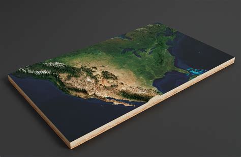 Usa Map In 3d - Emilie Nicolette