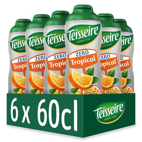 Teisseire Zero Tropical 600ml | Online kaufen im World of Sweets Shop