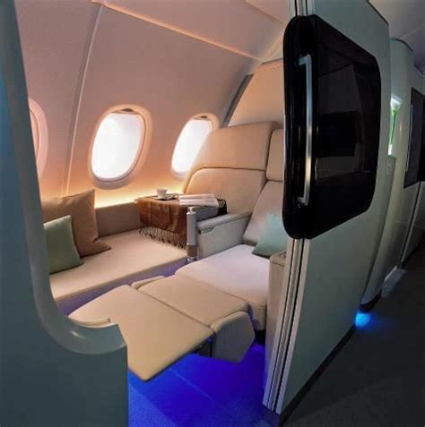 Qantas New First class on Airbus A380 looks like Starship Enterprise ...