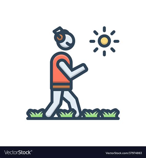 Walking Royalty Free Vector Image - VectorStock