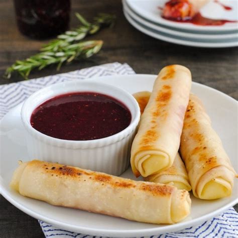 Ham & Mozzarella Sticks with Raspberry-Dijon Dipping Sauce - Foxes Love ...