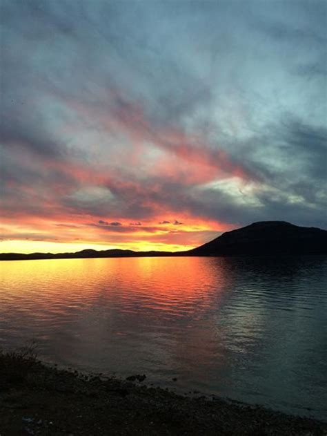 Sunset at Lake Lawtonka on 11-24-2014 | Sunset, Lake, Sky