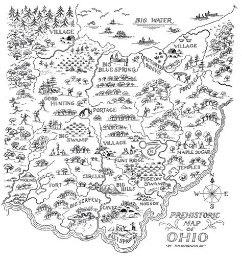 Ohio Indian Mounds Map - Map Of Farmland Cave