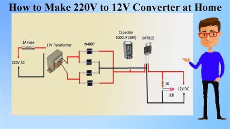 24 Volt To 12 Volt Converter Circuit Diagram