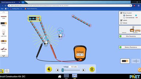 Phet Dc Circuit Construction Kit