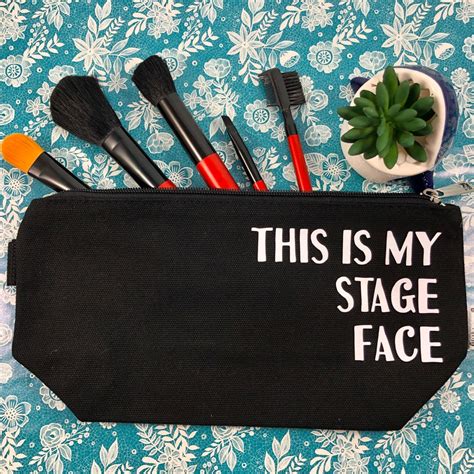 Stage Face Makeup Bag stage makeup theatre nerd backstage | Etsy