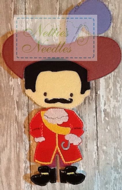 Captain Hook Inspired Outfit for Felt Dolls - Etsy